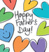 Happy Fathers Day Hearts By Lucilla Lavender