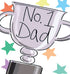 Number One Dad Fathers Day Card by Lucilla Lavender