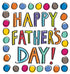 Dots Happy Fathers Day Card by Lucilla Lavender