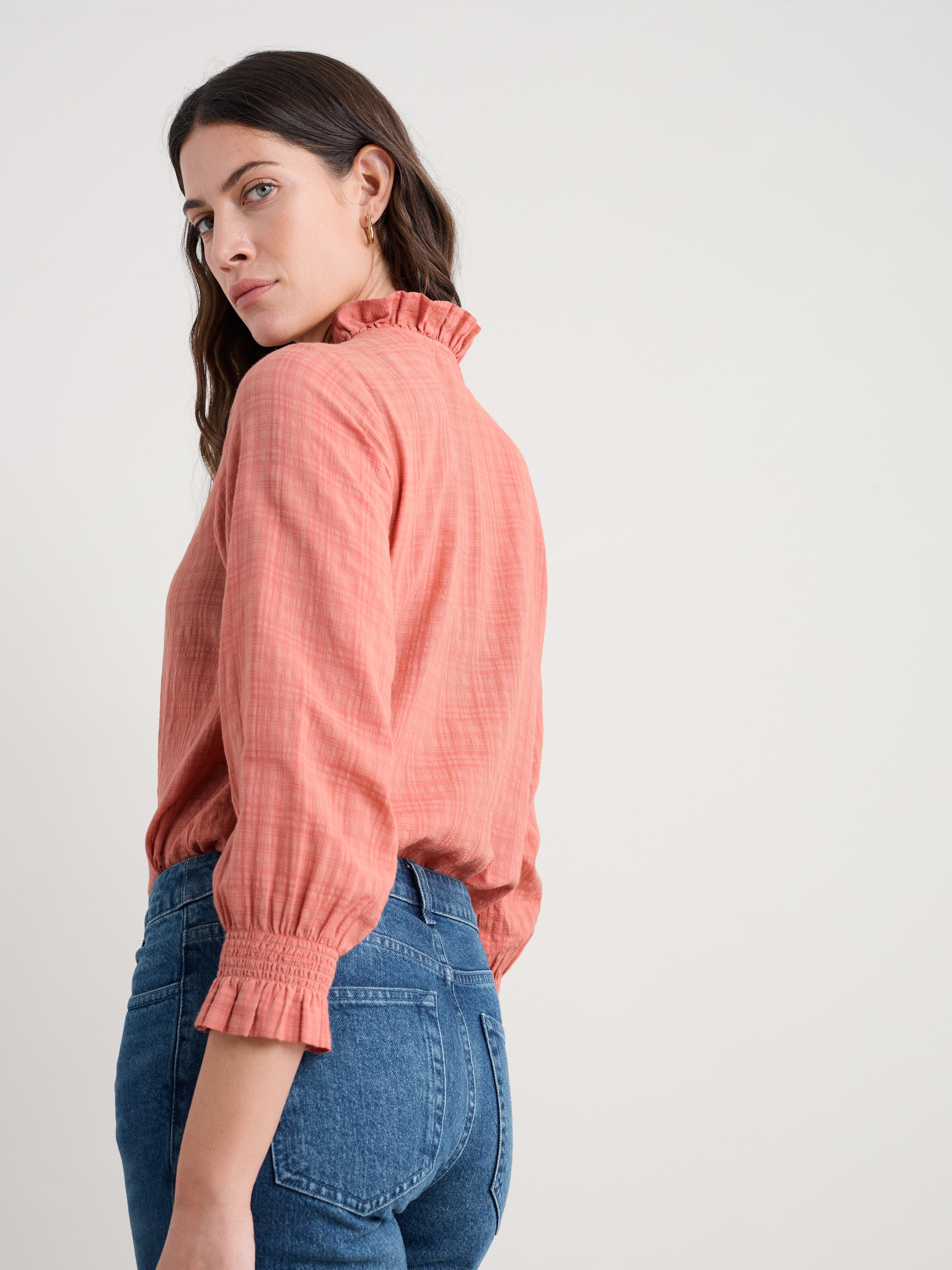 Seasalt Feather Star Top Dusty Rose