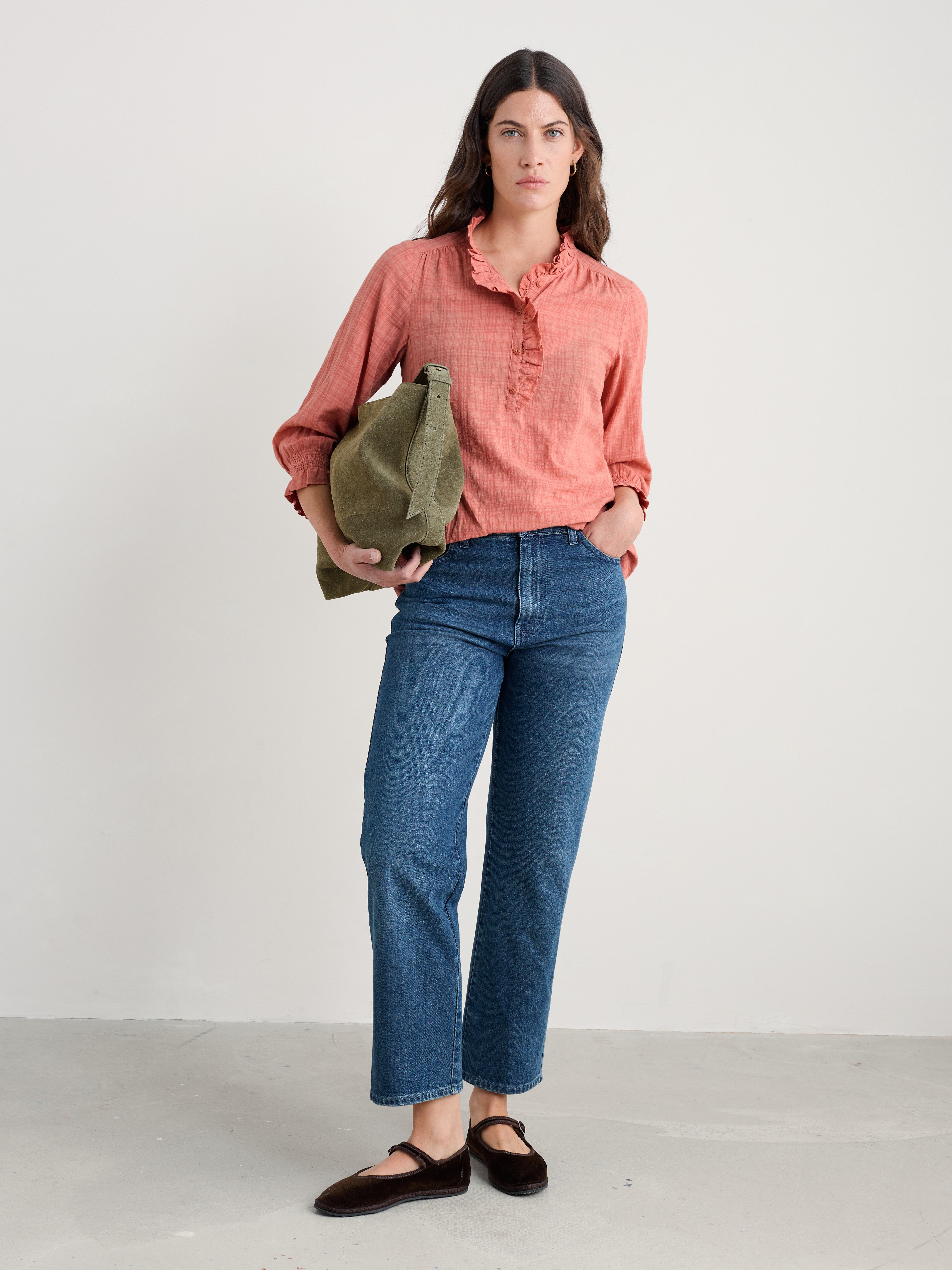 Seasalt Feather Star Top Dusty Rose