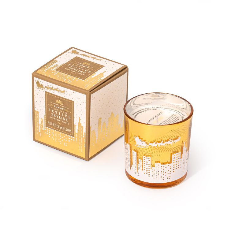 Festive Skyline LED Candle Vanilla 150g