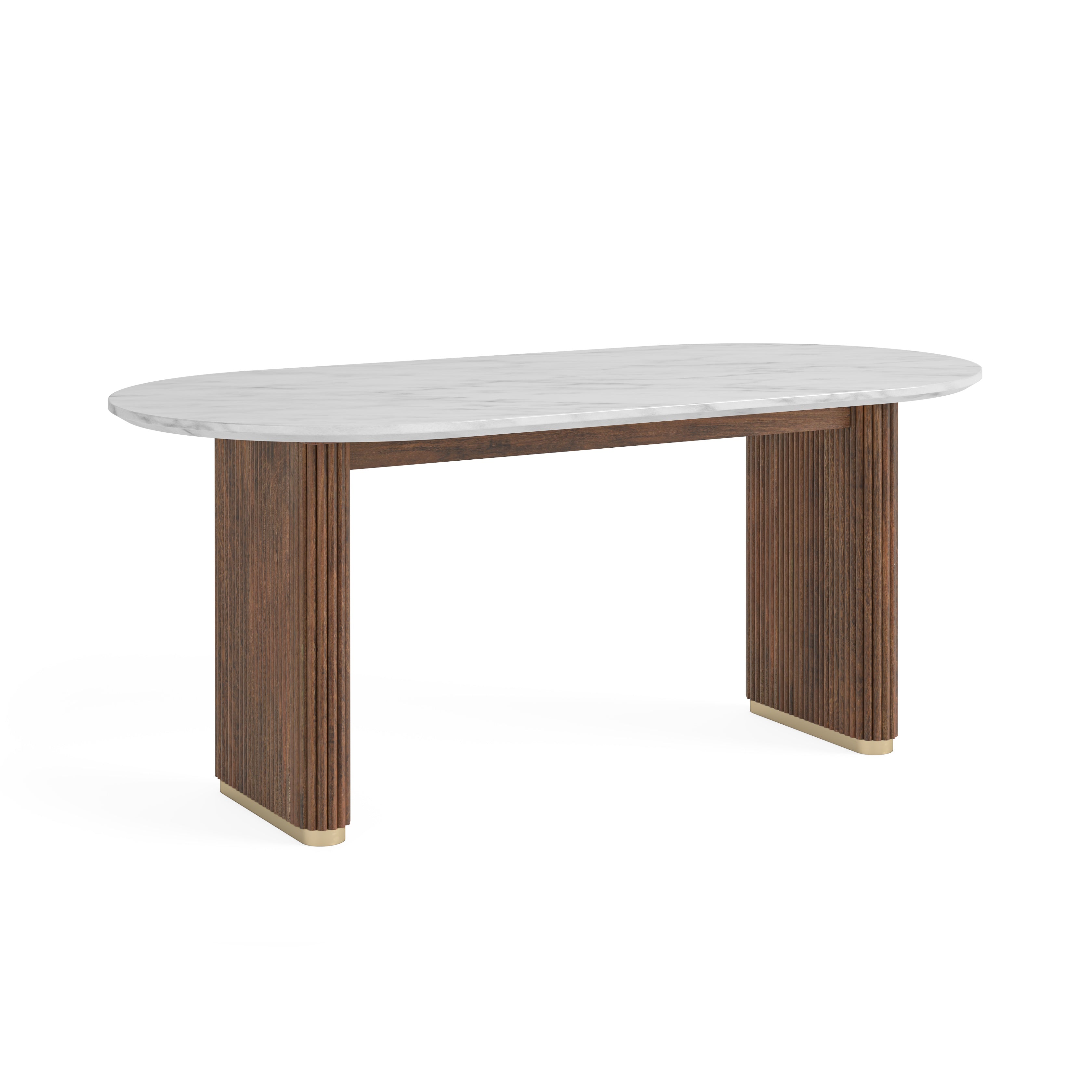 Stamford Oval Mable Top Dining Table