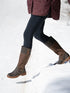 Lunar Joy Brown W/Proof Expanding Calf Long Boot