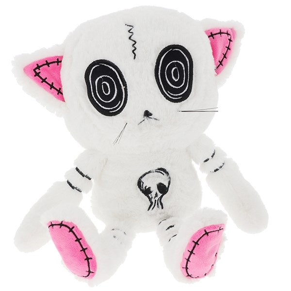 Gus Fink Plushie Pal Hypno Cat White