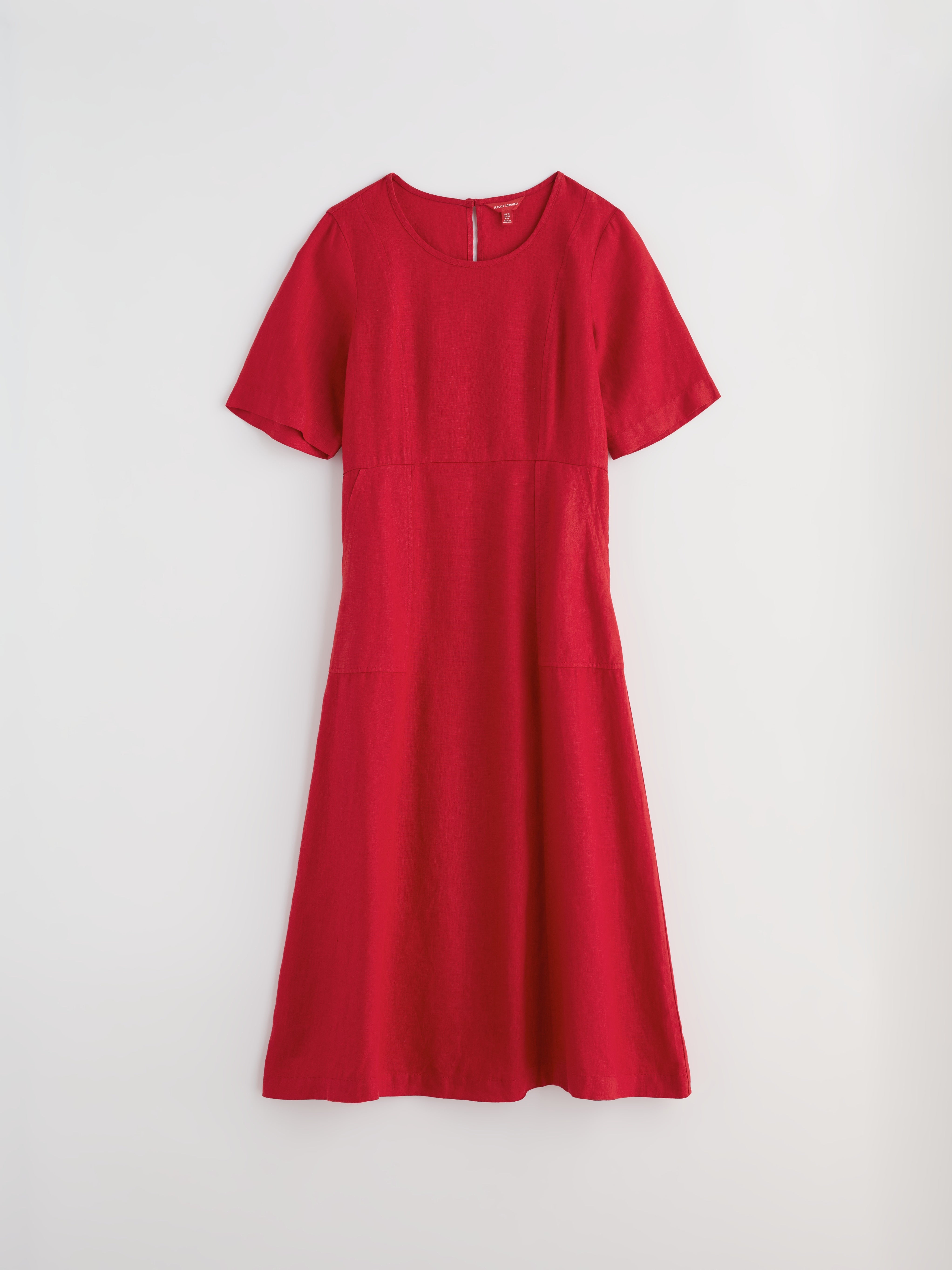 Seasalt Grass Wave Dress Boat Red