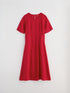 Seasalt Grass Wave Dress Boat Red