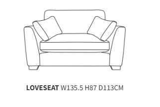 Hensley Love Seat