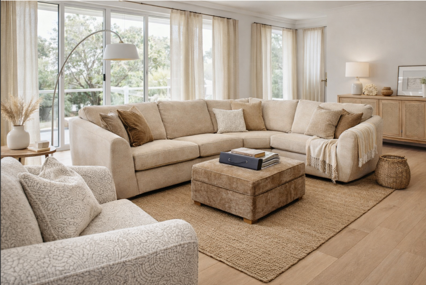 Henry Large Corner Small Sofa