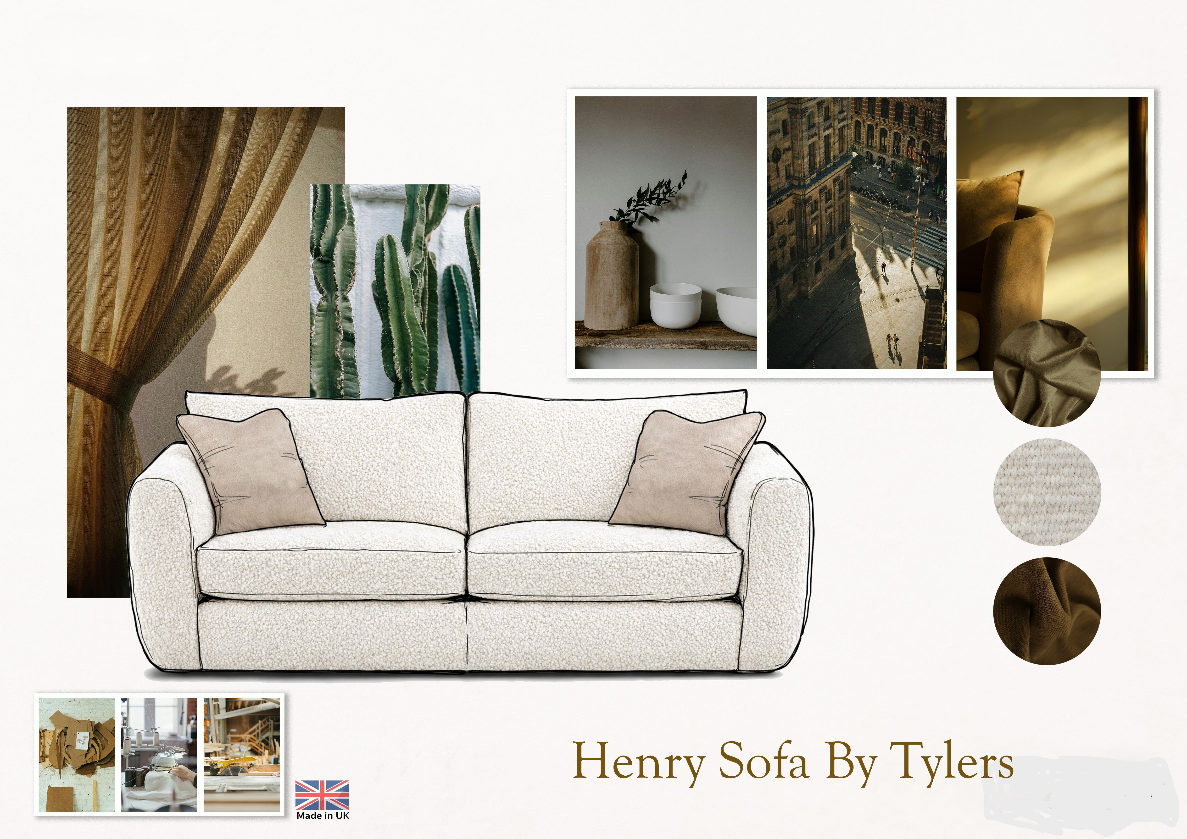 Henry 4 Seat Split Sofa