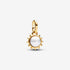 Pandora Me Sun Gold Plated mini dangle with treated white  Freshwater pearl