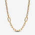 Pandora Gold Plated small link necklace
