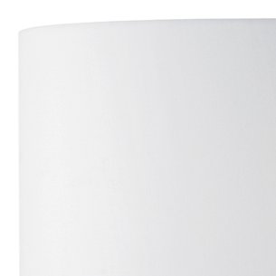 Detroit Walnut Satin Base Floor Lamp with Ivory Faux Silk Oval Shade