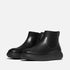 FitFlop Iq-Comff Leather Zip Ankle Boots All Black