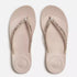 FitFlop iQushion Multi-Crystal Ergonomic Flip-Flops All Nude Rose