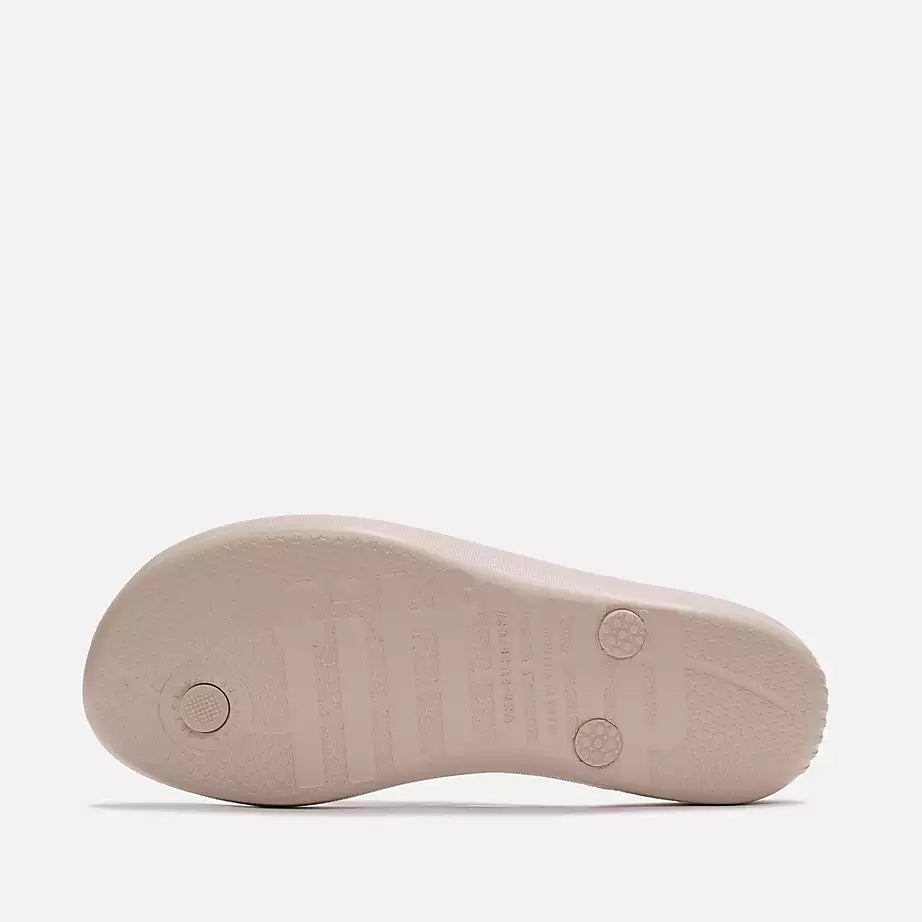 FitFlop iQushion Multi-Crystal Ergonomic Flip-Flops All Nude Rose