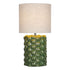 Jayden Table Lamp Green Reactive Glaze With Shade