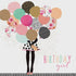 Balloon Girl By Portfolio Cards