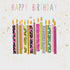 Happy Birthday Candles By Portfolio Cards