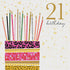 21st Birthday Cake By Portfolio Cards