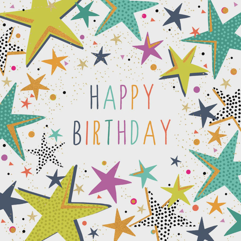 Birthday Stars By Portfolio Cards