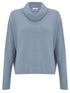 Amazing Woman Jannie Supersoft Cowl Boxy Knit Cloud