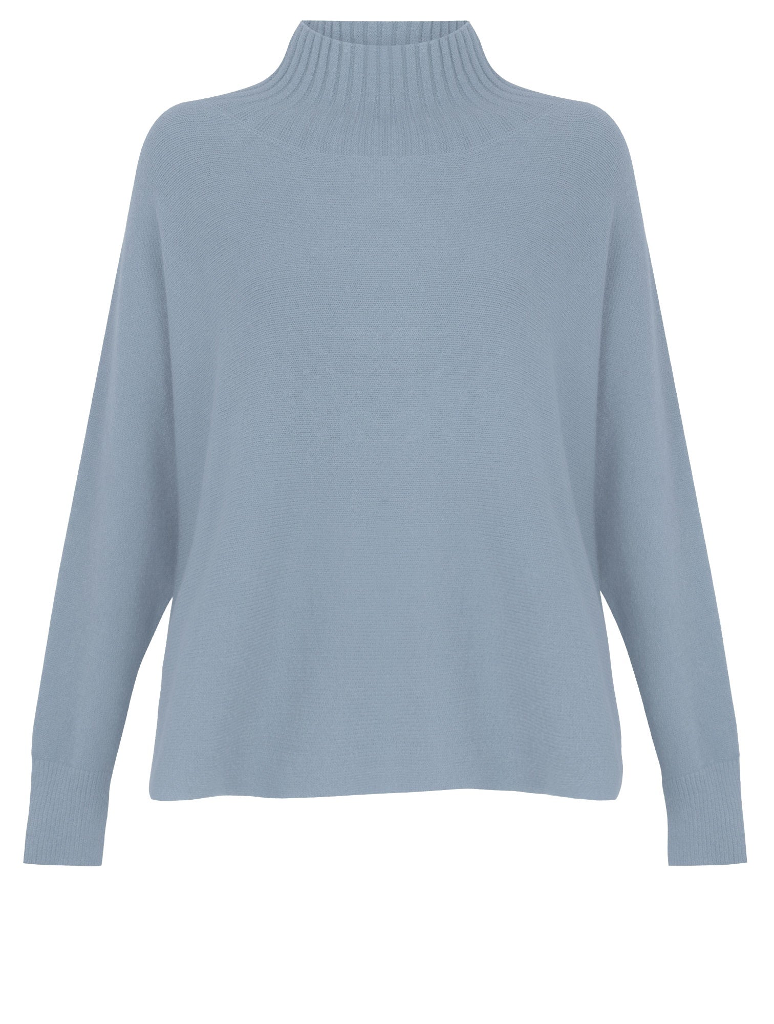 Amazing Woman Jolie Boxy High Neck Jumper Cloud