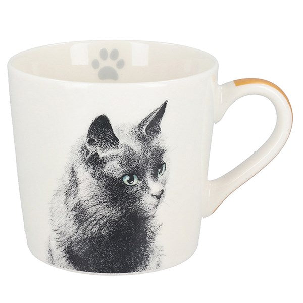 Pawsome Grey Cat Mug