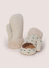 Powder Kid's Hedgehog Mittens Cream