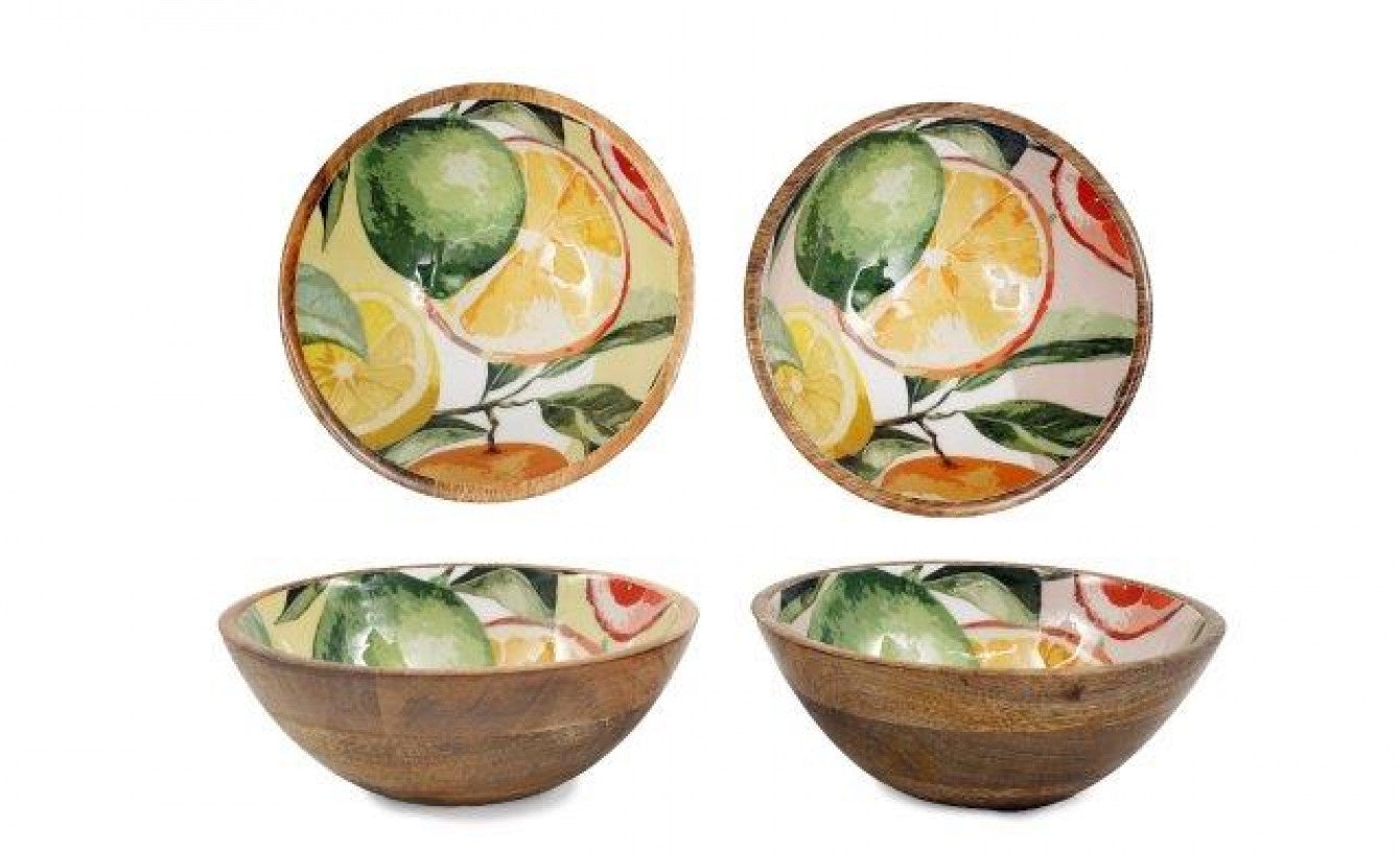 17.5 cm Citrus Enamel Bowl