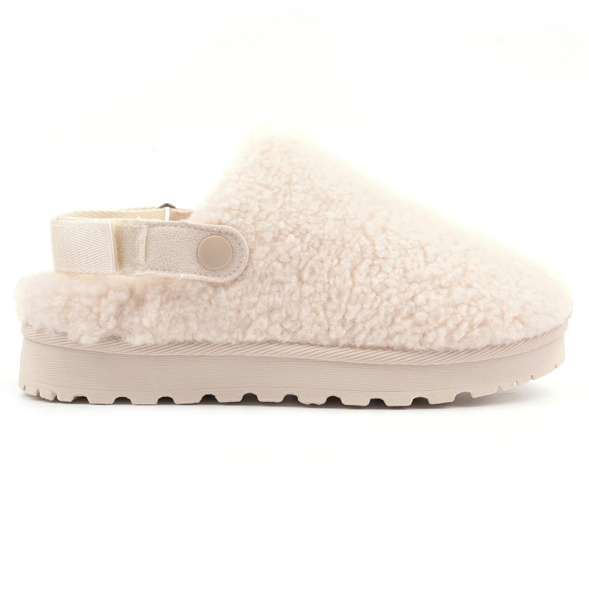 Lunar Naples Beige Slipper (Adjustable Strap)