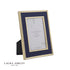 Laura Ashley 4 x 6" Photo frame Brass Midnight Seaspray