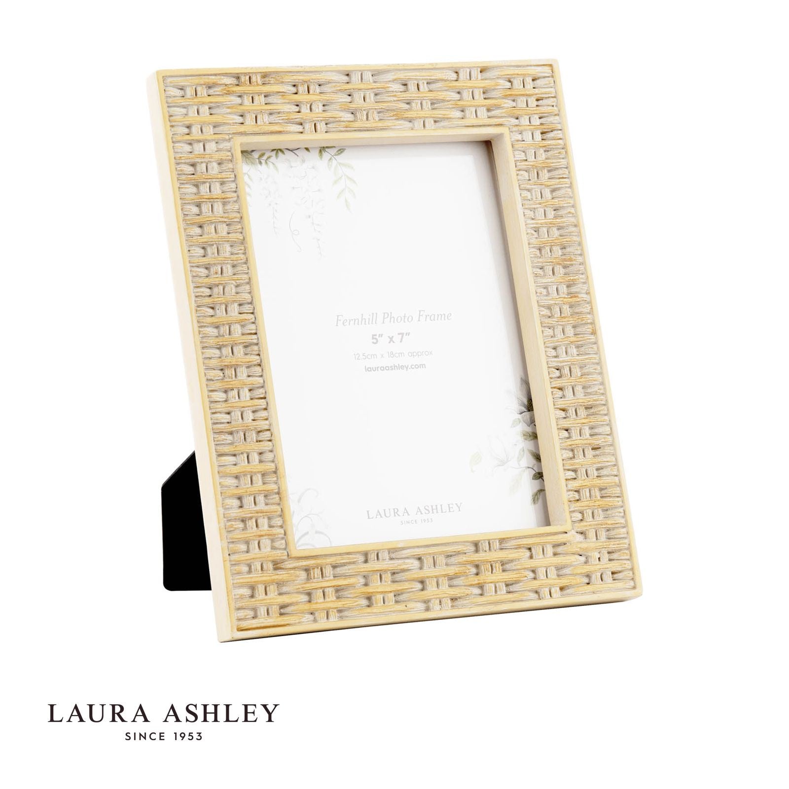 Laura Ashley Fernhill Photo Frame Matt Taupe 5" x 7"