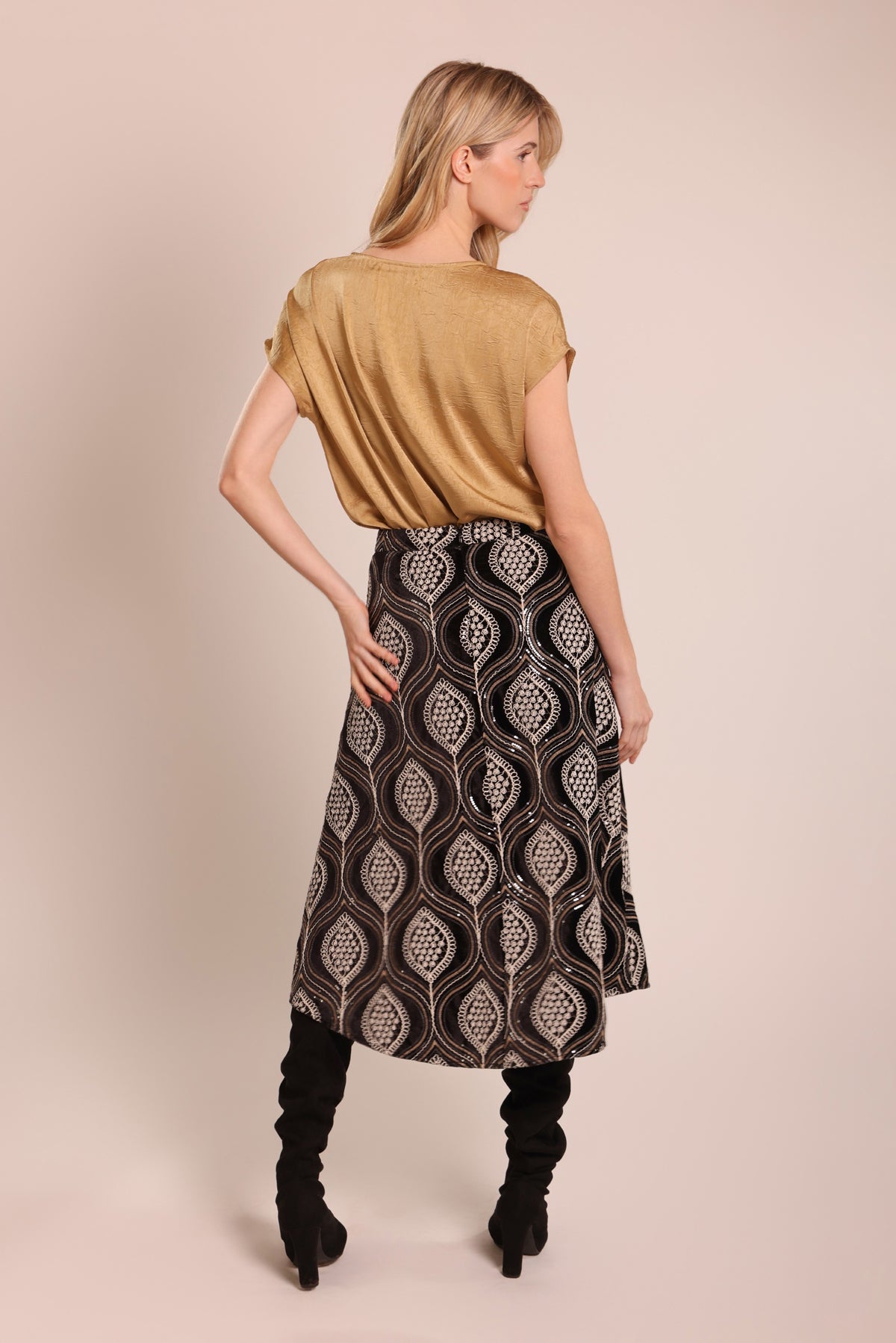 Traffic People Love and Anarchy Anarchy Skirt Black