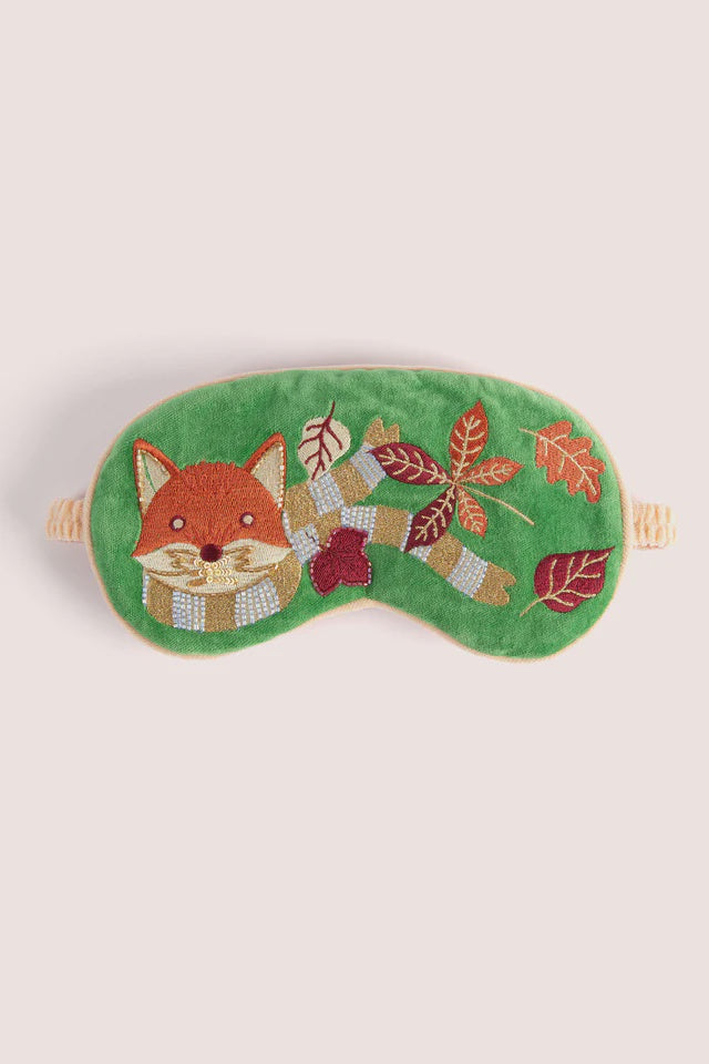 Powder Luxury Velvet Eye Mask - Cosy Fox