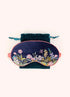 Powder Navy Floral Hedgerow Eyemask