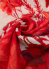 Powder Rouge Blooms Linen/Cotton Mix Scarf