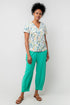 Lily & Me Myrtle Textured Organic Cotton Top Aveline White