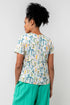 Lily & Me Myrtle Textured Organic Cotton Top Aveline White