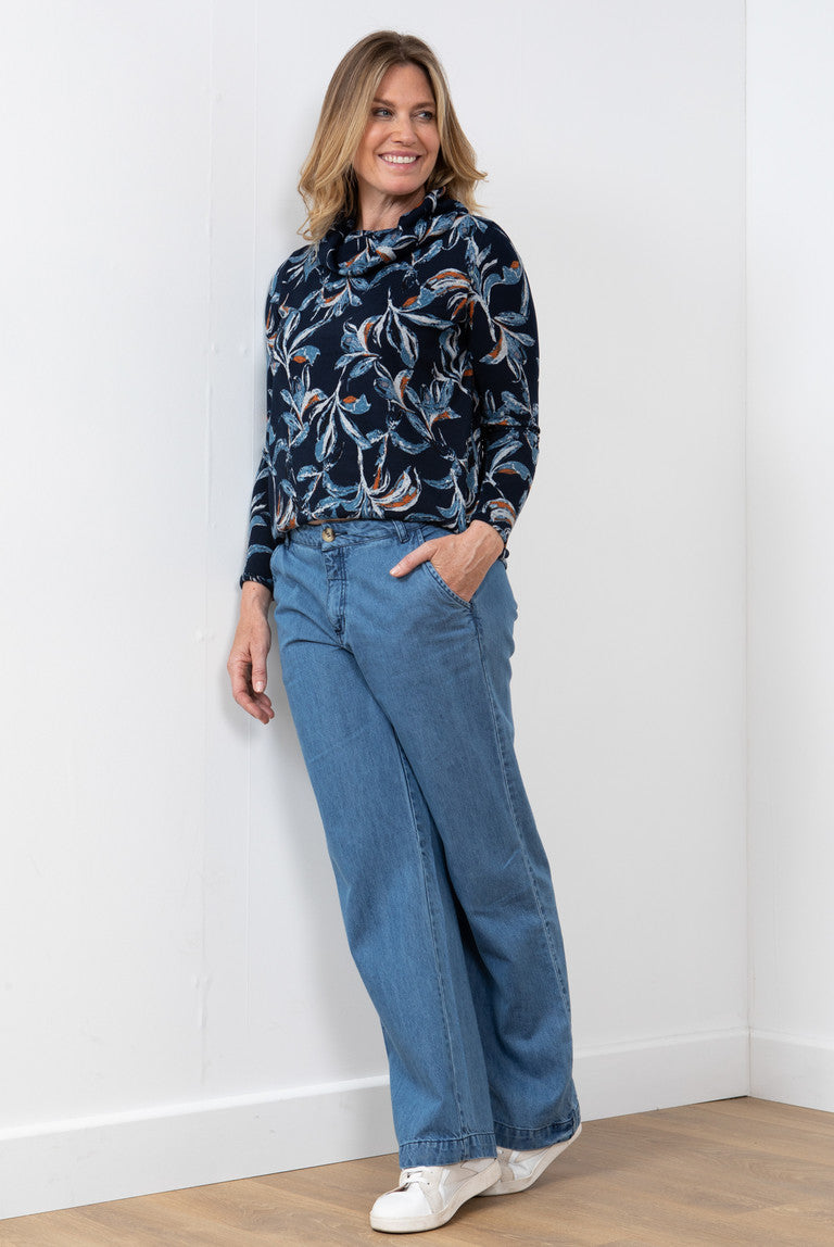 Lily & Me Relaxed Everyday Jumper Navy