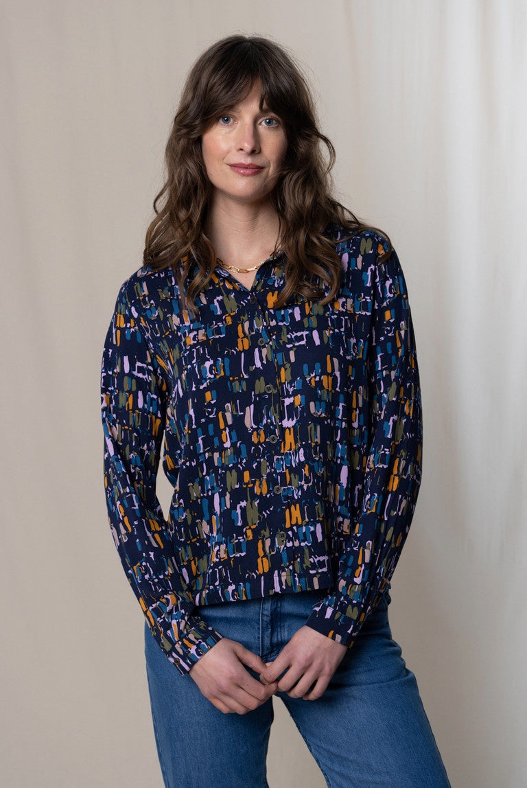 Lily & Me Ebley Shirt Cobbles Navy