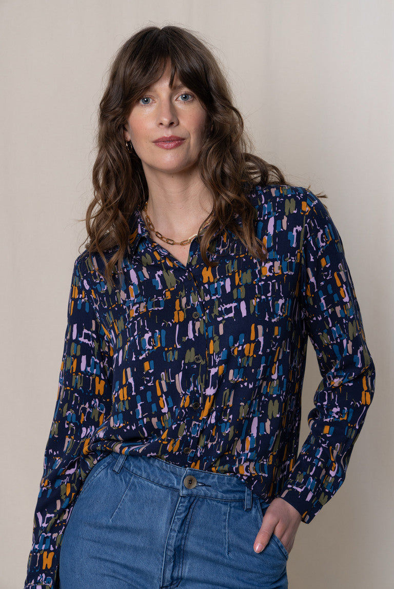 Lily & Me Ebley Shirt Cobbles Navy