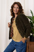 Lily & Me Palmer Jumbo Cord Jacket Olive