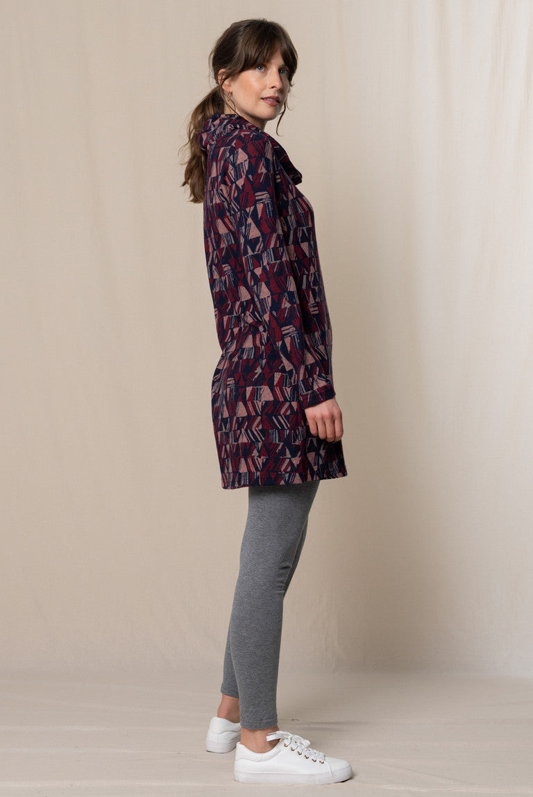 Lily & Me Winkleigh Tunic Etching Mulberry