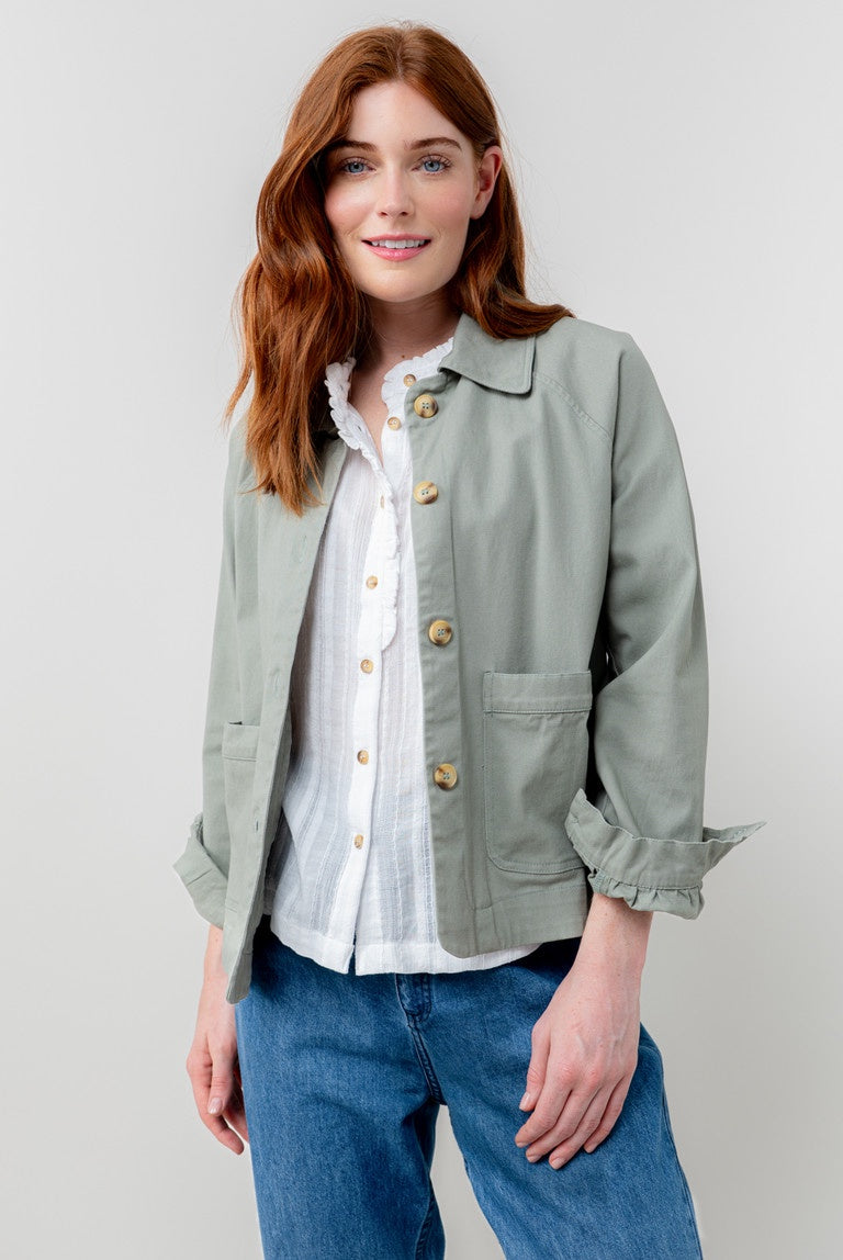 Lily & Me Kynance Jacket Twill Sage