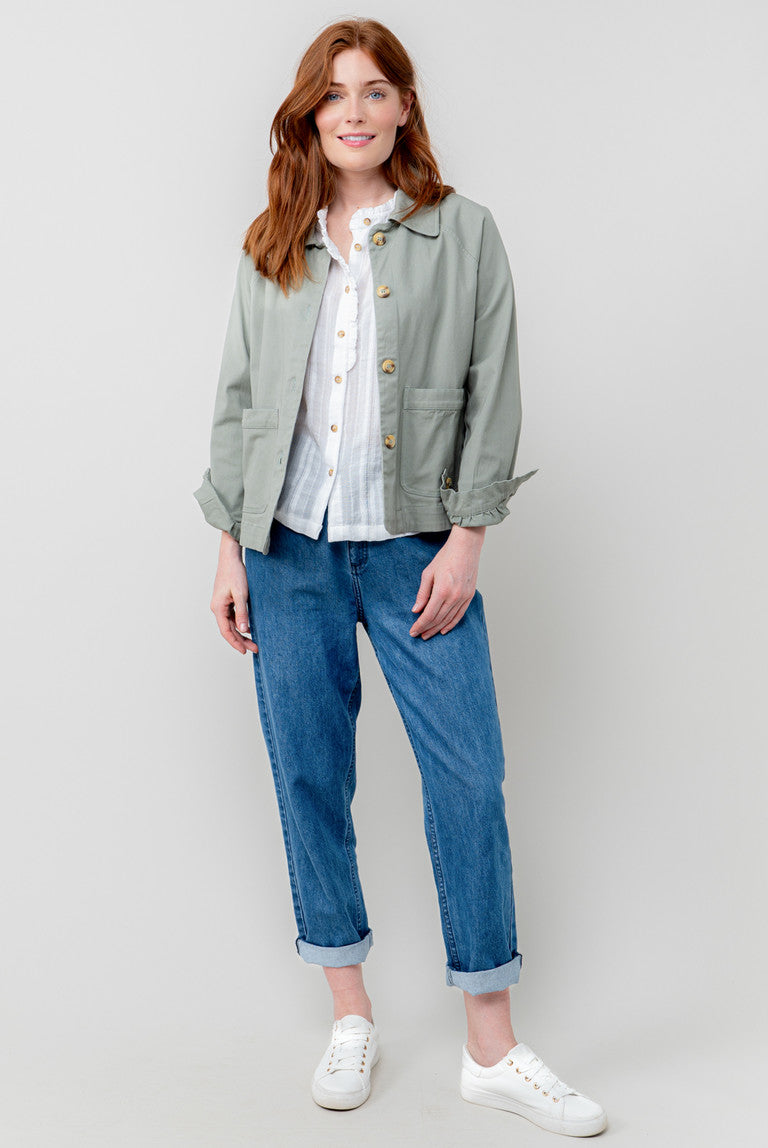 Lily & Me Kynance Jacket Twill Sage