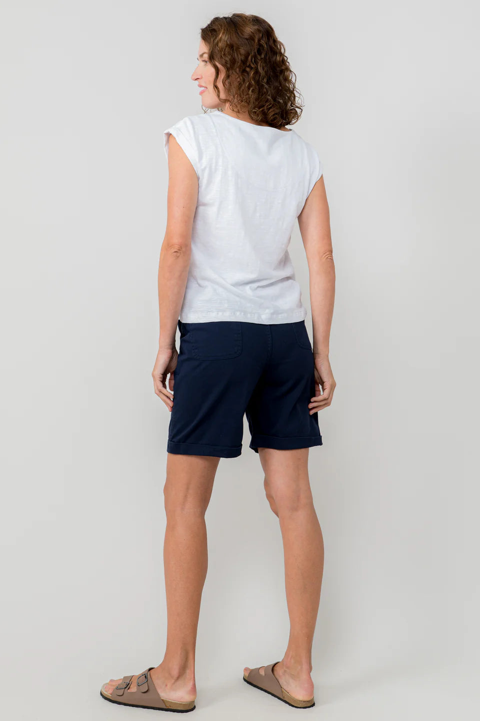 Lily & Me Marine Stretch  Shorts Navy Twill