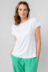 Lily & Me Vale Tee Broderie Plain White