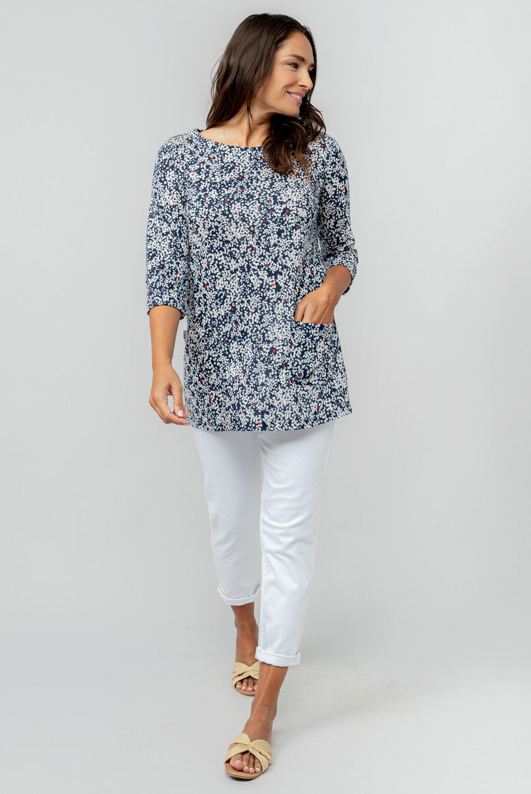 Lily & Me Coastal Tunic Navy