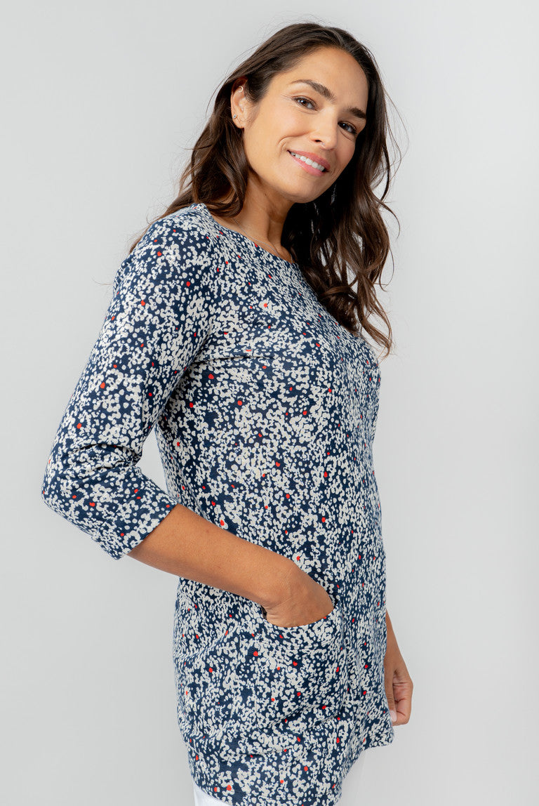 Lily & Me Coastal Tunic Navy